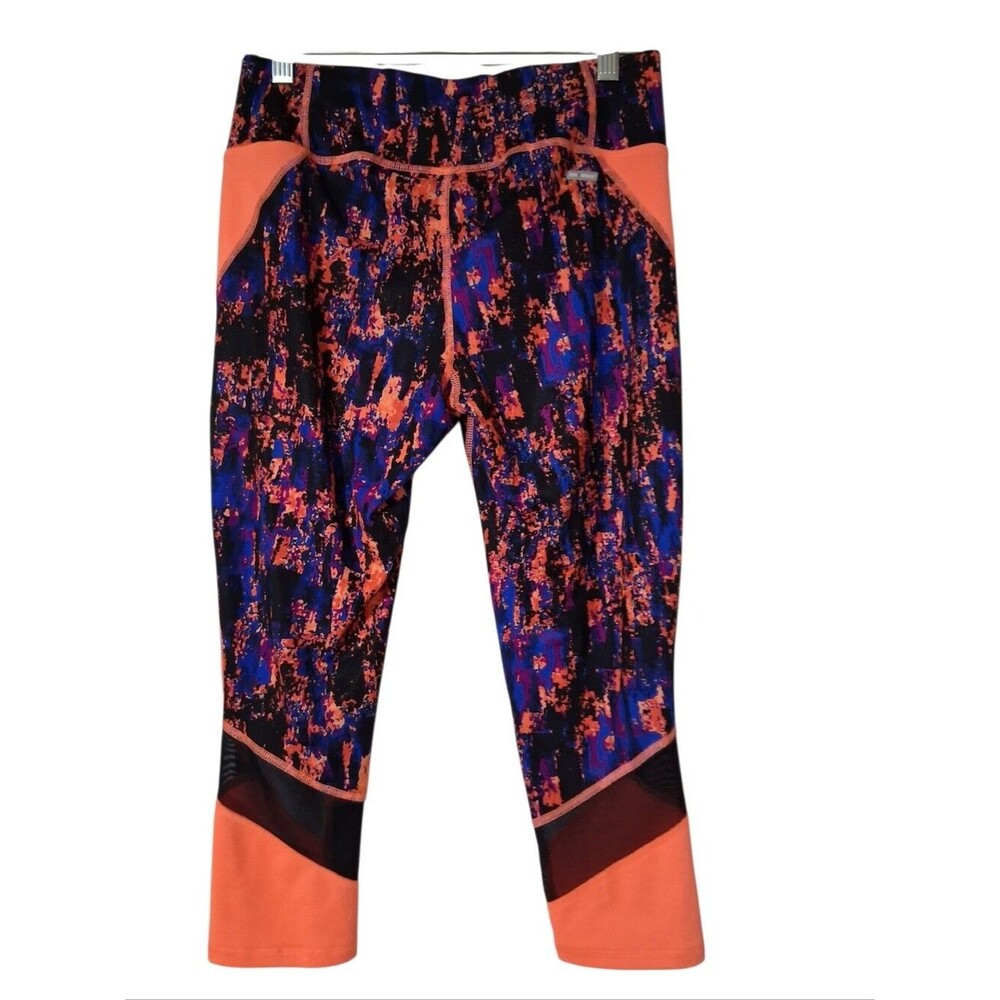 Danskin Now Colorful Abstract Print Capri Leggings Size S (4-6)